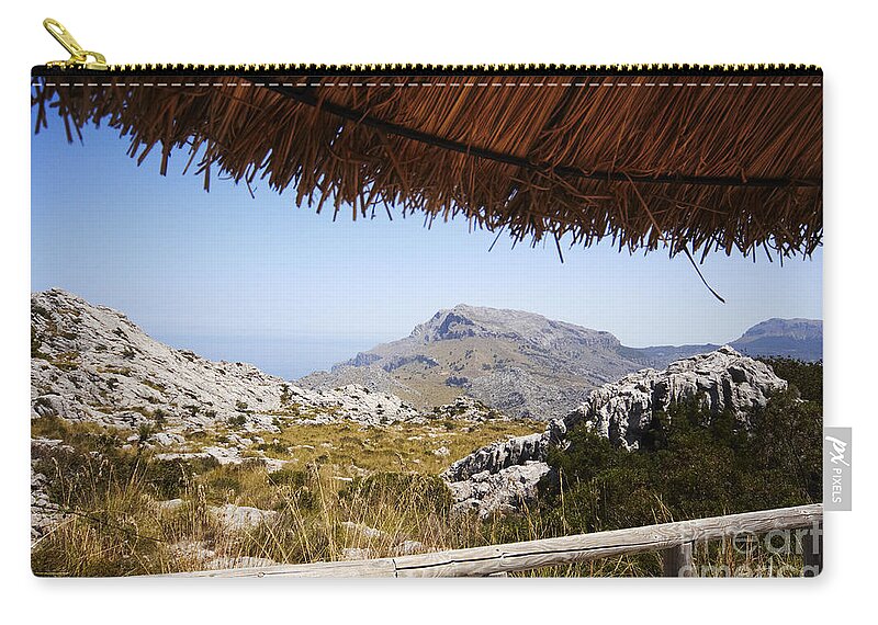 Calobra Zip Pouch featuring the photograph Calobras Road by Agusti Pardo Rossello
