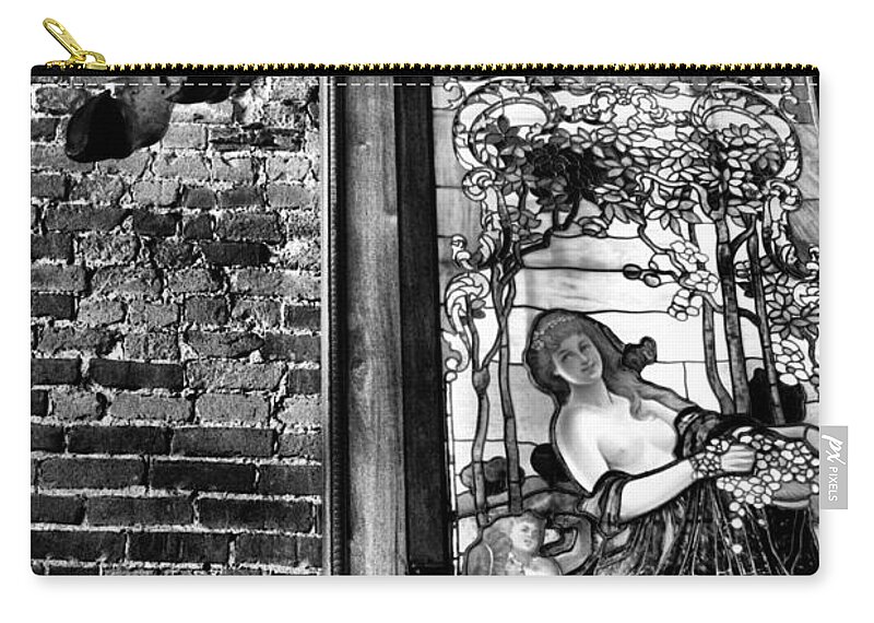 Surreal Zip Pouch featuring the photograph Charging Toward Beauty by Sally Bauer