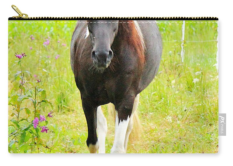  Carry-all Pouch featuring the photograph 'Cheers to Shiraz' by PJQandFriends Photography