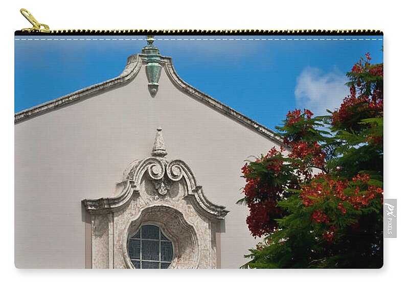 Architecture Zip Pouch featuring the photograph Church of the Little Flower by Ed Gleichman