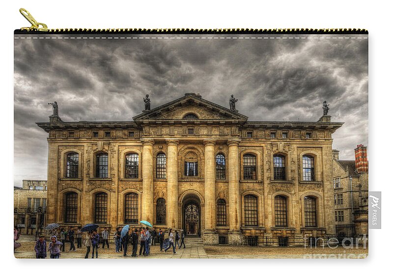 Yhun Suarez Carry-all Pouch featuring the photograph Clarendon Building - Oxford by Yhun Suarez
