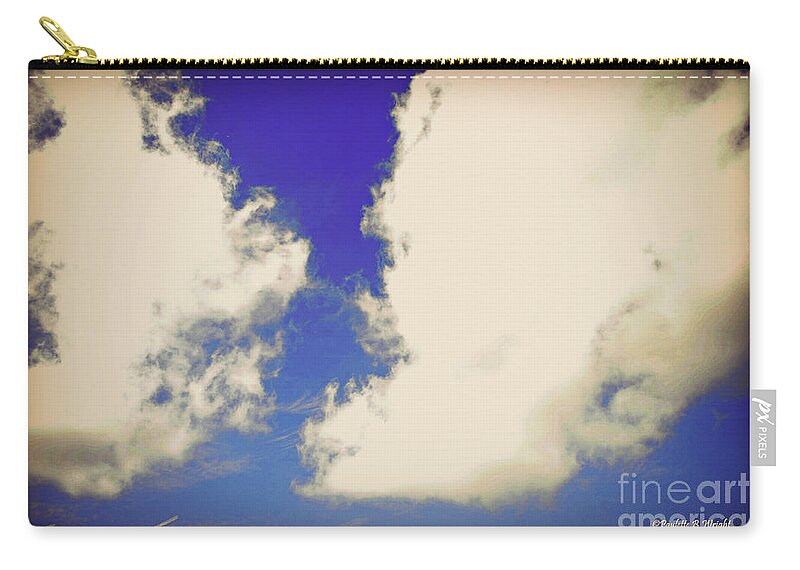 Clouds Zip Pouch featuring the photograph Clouds-10 by Paulette B Wright