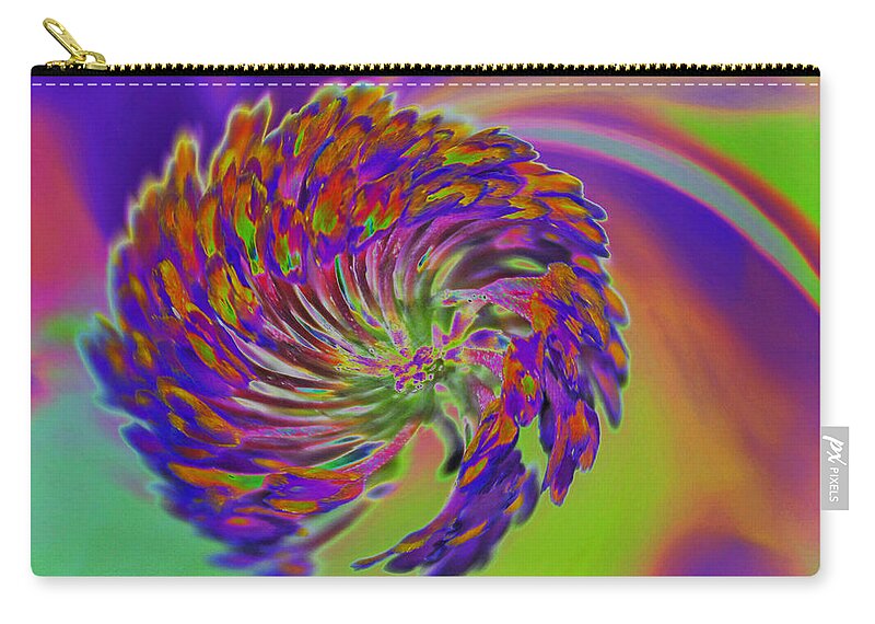 Flower Zip Pouch featuring the photograph Color Splash by Cindy Manero