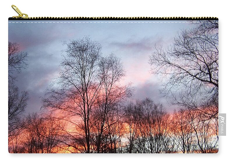 Sunset Carry-all Pouch featuring the photograph Colors Of Sunset by Kim Galluzzo Wozniak