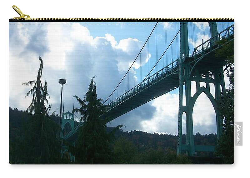 Water Zip Pouch featuring the photograph Dramatic St. Johns by Quin Sweetman