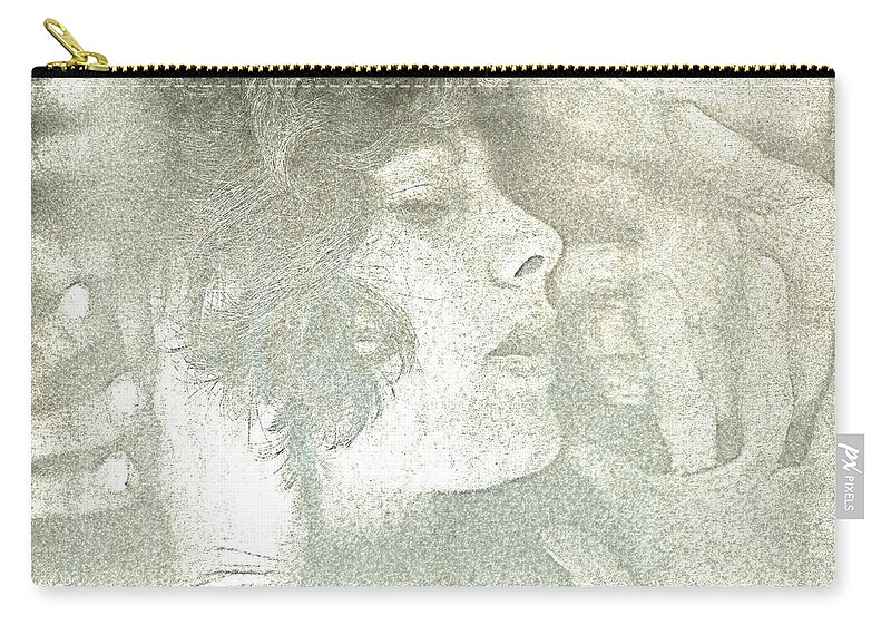Portrait Carry-all Pouch featuring the photograph Dreaming by Rory Siegel