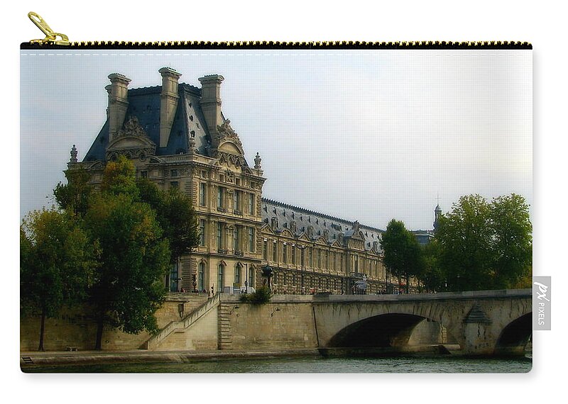 Paris Zip Pouch featuring the photograph Dreamy Paris by Carla Parris