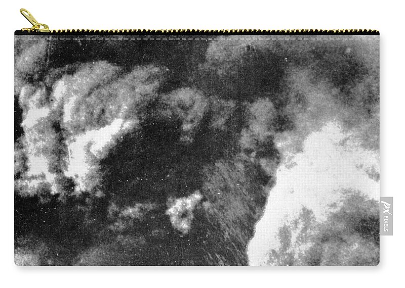 Science Zip Pouch featuring the photograph Dust Over Texas, Dust Bowl, 1935 by Science Source