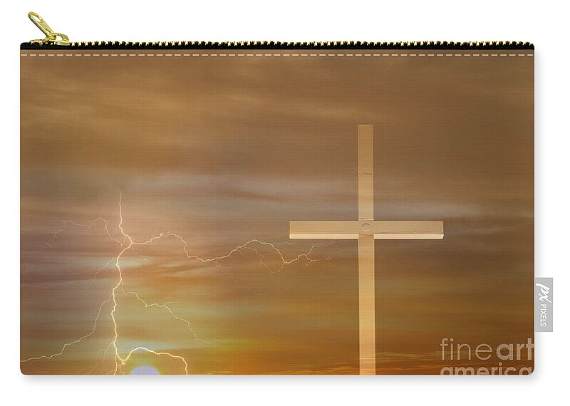 Easter Zip Pouch featuring the photograph Easter Sunrise by James BO Insogna