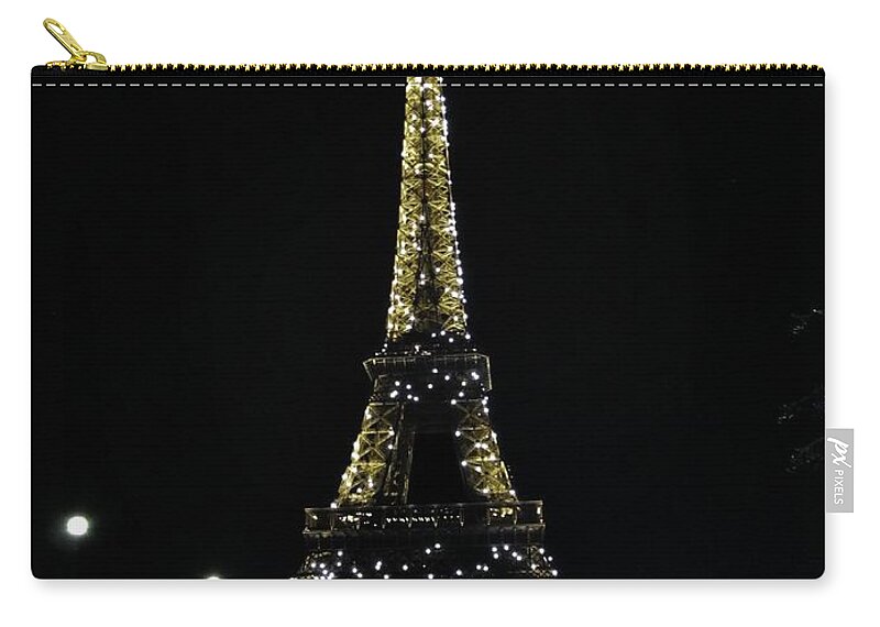 Paris Zip Pouch featuring the photograph Eiffel Tower - Paris by Marianna Mills