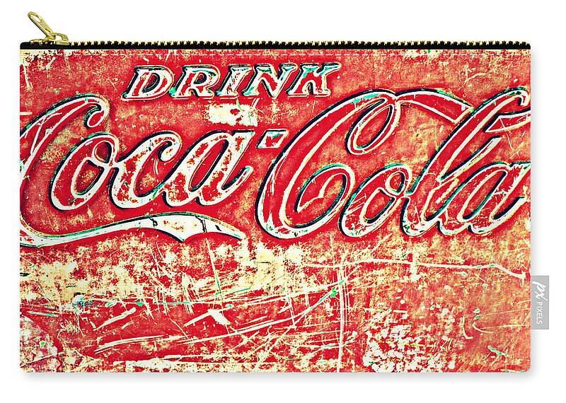 Coca Cola Zip Pouch featuring the photograph Enjoy by Diane montana Jansson