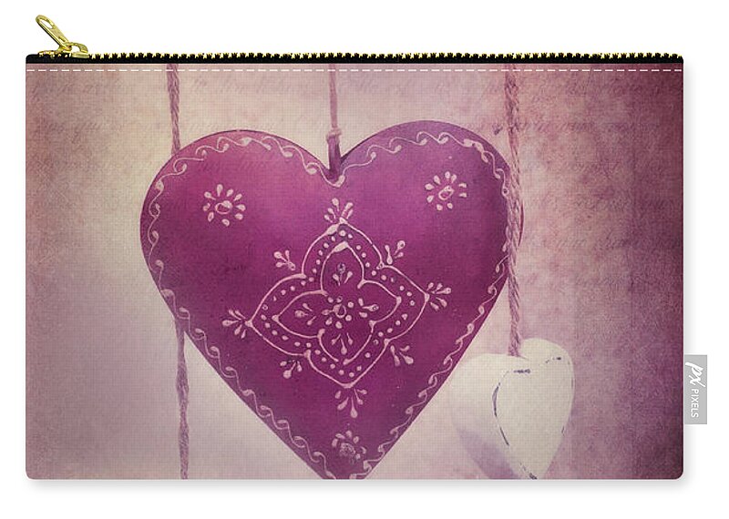 Heart Zip Pouch featuring the photograph Ever And Anon by Priska Wettstein