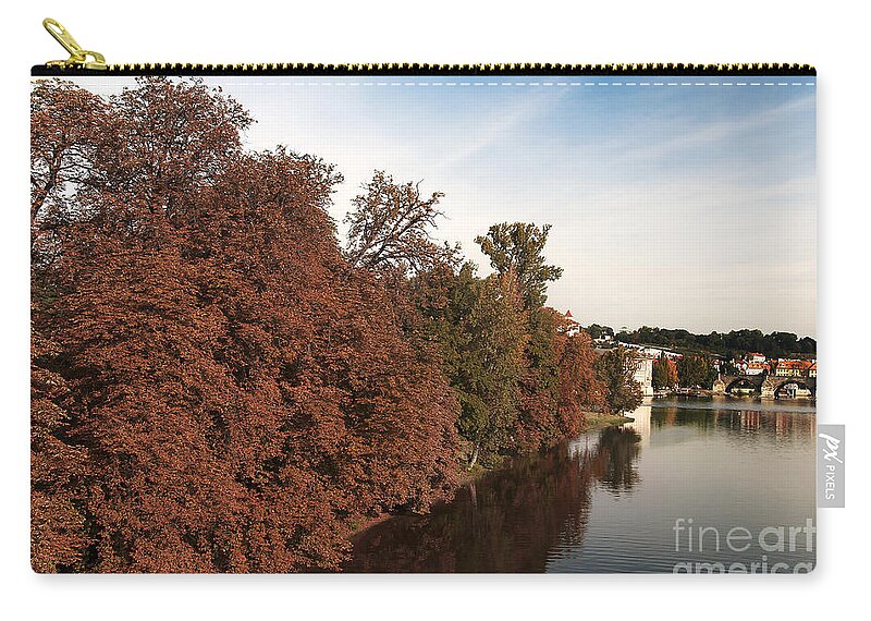 Fall Foliage Zip Pouch featuring the photograph Fall foliage by Ivy Ho