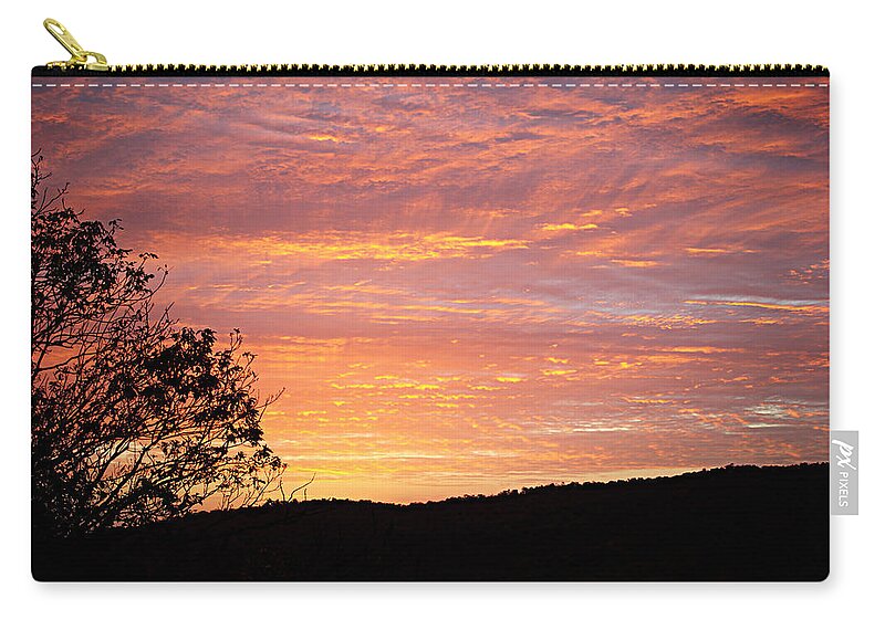 Metro Zip Pouch featuring the photograph Fall Sunrise by Metro DC Photography