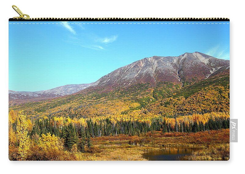 Doug Lloyd Zip Pouch featuring the photograph Fall Valley by Doug Lloyd