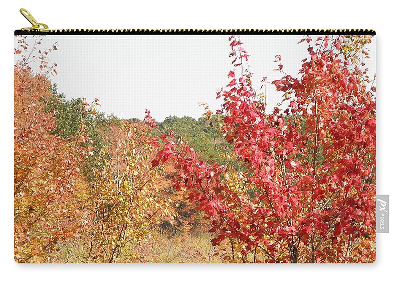 Fire Carry-all Pouch featuring the photograph Fire Colors by Kim Galluzzo Wozniak