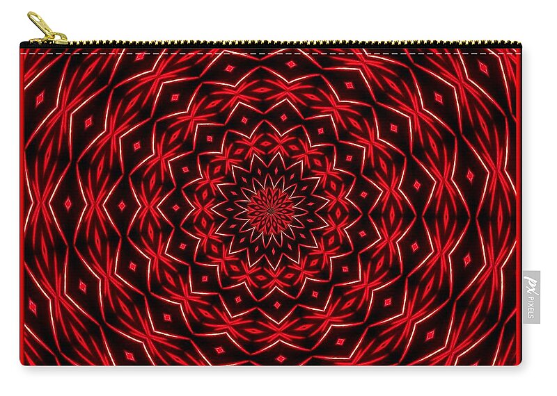 Fireworks Zip Pouch featuring the photograph Fireworks Kaleidoscope 13 by Rose Santuci-Sofranko