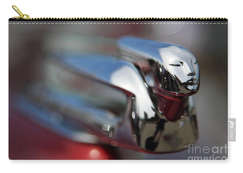 Transportation Zip Pouch featuring the photograph Flying Goddess by Dennis Hedberg