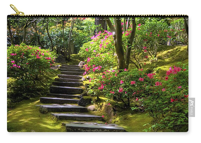 Hdr Carry-all Pouch featuring the photograph Garden Path by Brad Granger