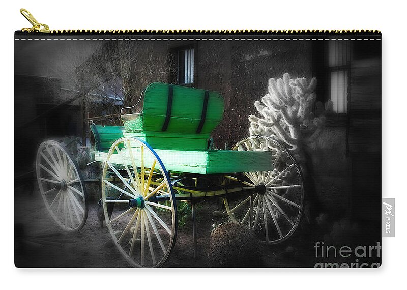 Ghost Rider Zip Pouch featuring the photograph Ghost Rider by Susanne Van Hulst