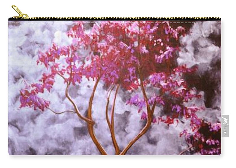 Spiritual Zip Pouch featuring the painting Give Me Light by Stefan Duncan