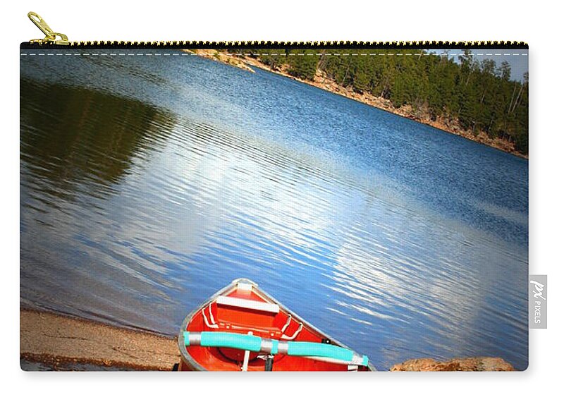 Rim Road Zip Pouch featuring the photograph Go Float Your Boat by Julie Lueders 