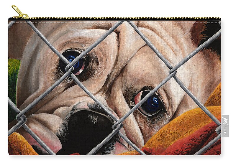 Pet Carry-all Pouch featuring the painting Help Release Me IV by Vic Ritchey