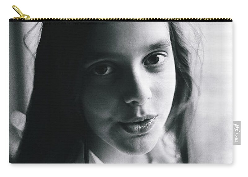 Child Carry-all Pouch featuring the photograph Hidden Wounds by Rory Siegel