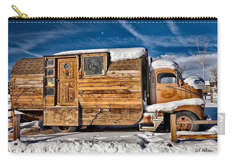 Antique Carry-all Pouch featuring the photograph Home On Wheels by Christopher Holmes