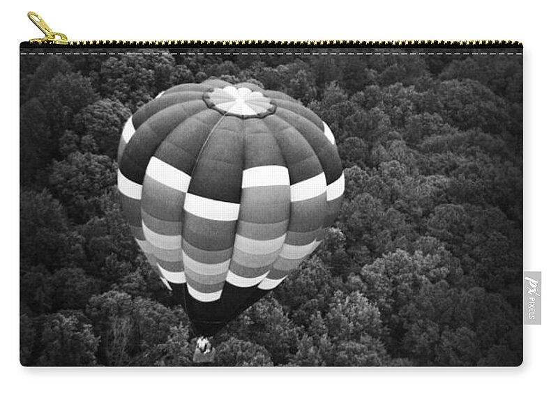 Balloon Zip Pouch featuring the photograph Hot Air Balloon by Kelly Hazel