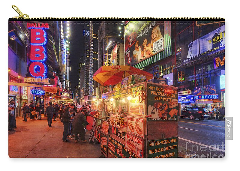 Art Carry-all Pouch featuring the photograph Hotdog Stands by Yhun Suarez