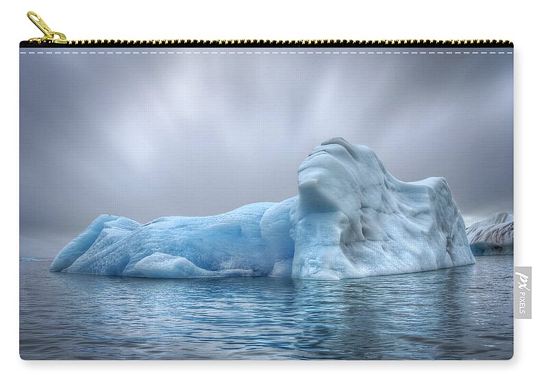 Iceland Carry-all Pouch featuring the photograph Ice Magic by Evelina Kremsdorf
