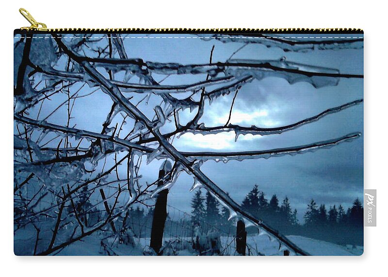 Landscape Zip Pouch featuring the photograph Illumination by Rory Siegel