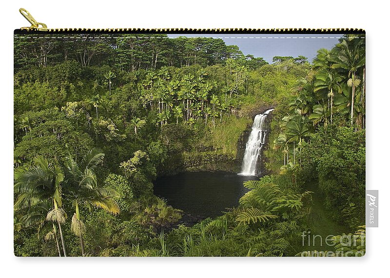 Photography Zip Pouch featuring the photograph Kulaniapia Falls by Sean Griffin