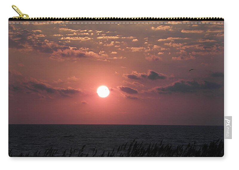 Sunrise Zip Pouch featuring the photograph Land To Sky Beauty by Kim Galluzzo