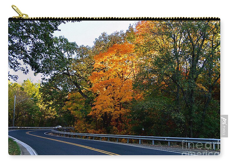 Landscape Zip Pouch featuring the photograph Lets Take A Ride by Sue Stefanowicz