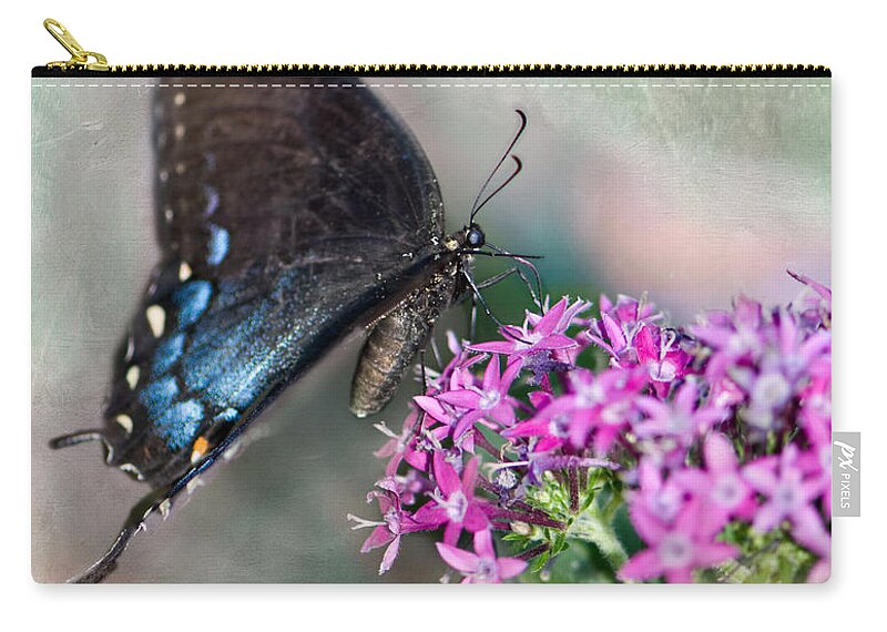 Pipevine Swallowtail Zip Pouch featuring the photograph Life is Sweet by Betty LaRue