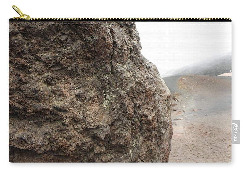 Etna Zip Pouch featuring the photograph Life on Mars - Etna World. by Donato Iannuzzi