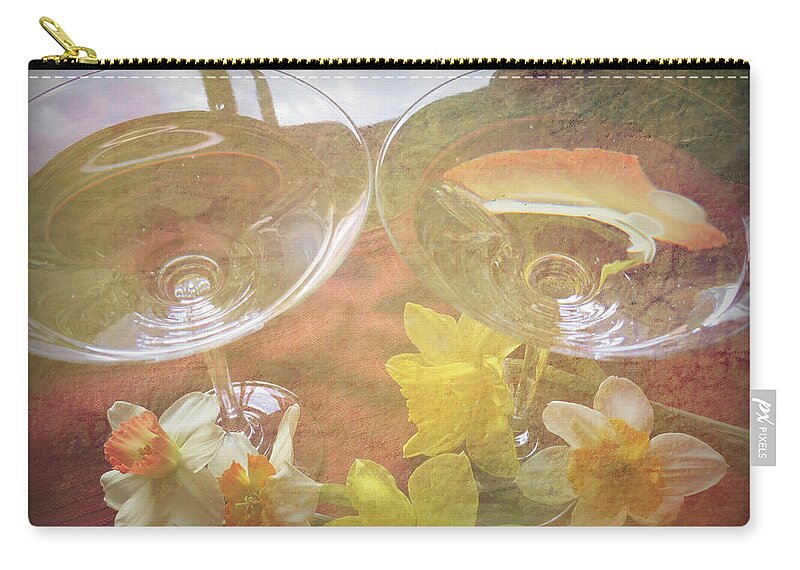 Still-life Zip Pouch featuring the photograph Life's Simple Pleasures by Kay Novy