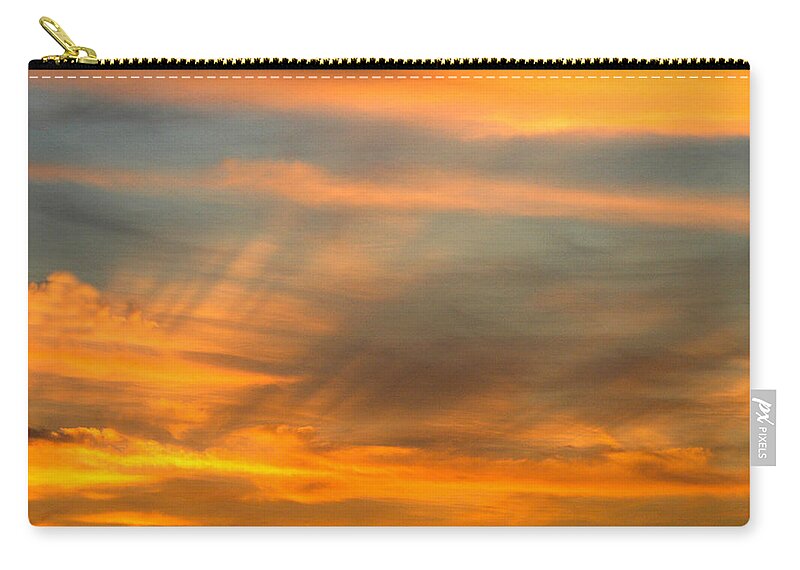 Africa Zip Pouch featuring the photograph Lightsmear by Alistair Lyne