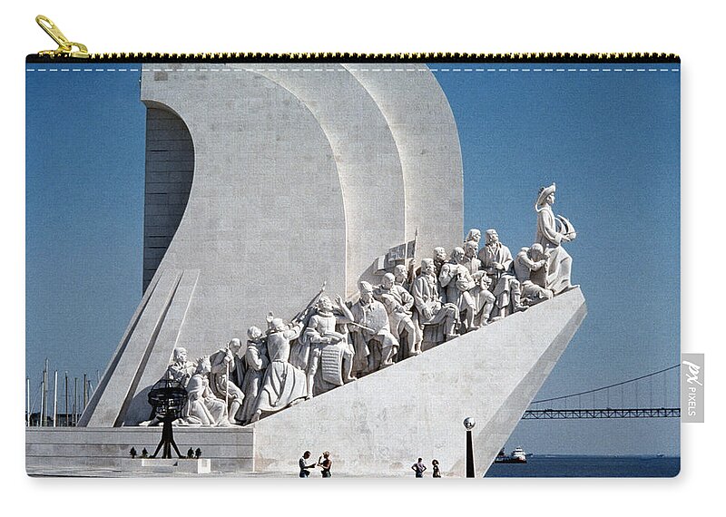 1960 Zip Pouch featuring the photograph Lisbon, Portugal by Granger