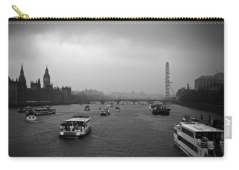 Lenny Carter Zip Pouch featuring the photograph London Jubilee 2012 by Lenny Carter