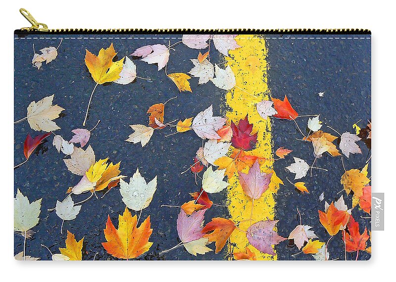 Autumn Zip Pouch featuring the photograph Lot of Color by Pamela Patch