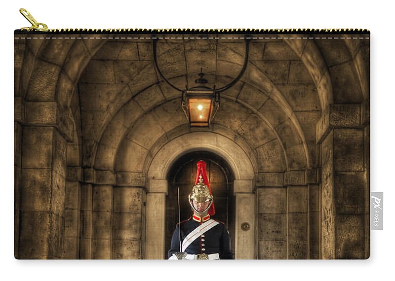 Guard Carry-all Pouch featuring the photograph Loyal Royal by Evelina Kremsdorf