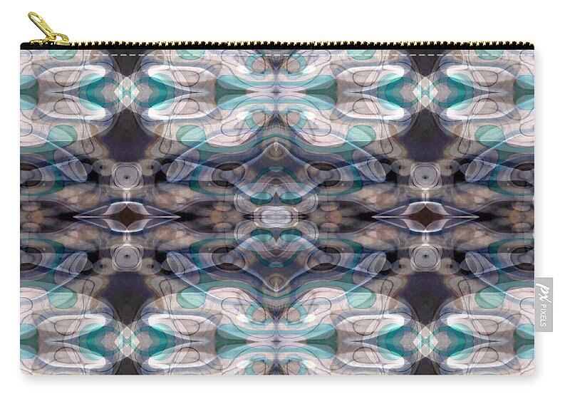 Digital Decor Zip Pouch featuring the digital art Lucid Lily by Andrew Hewett