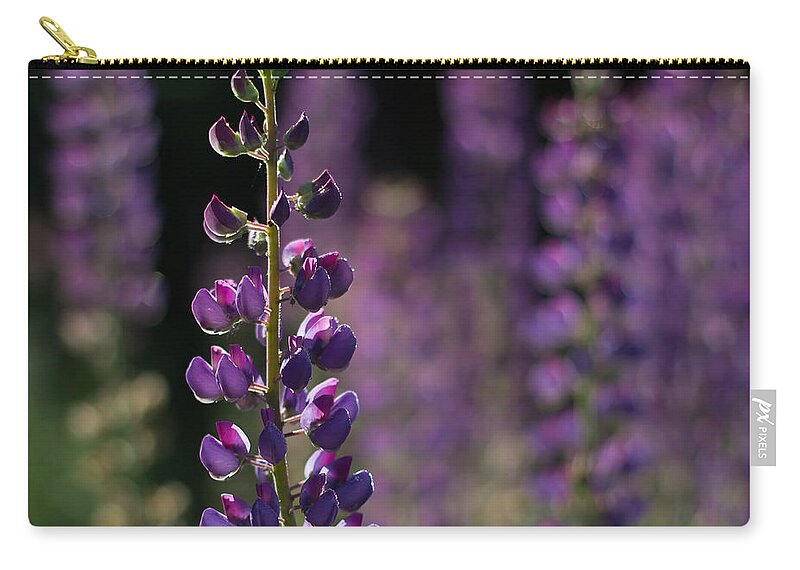 Canada Carry-all Pouch featuring the photograph Lupines by Jakub Sisak