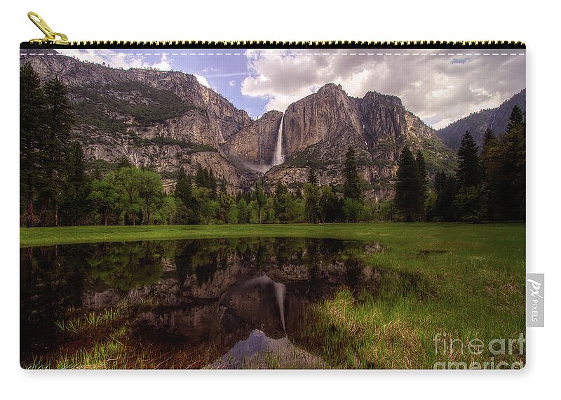 Cooks Meadow Zip Pouch featuring the photograph Majestic Reflections by Sue Karski