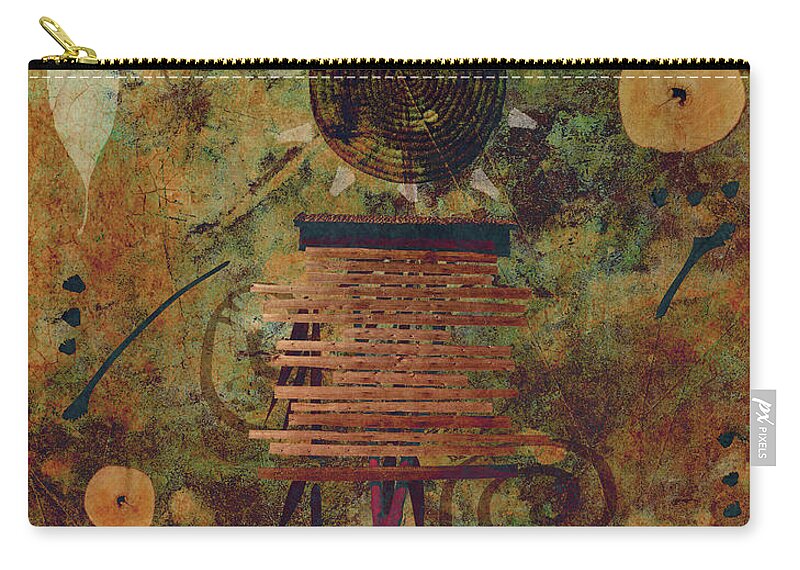 Photo Manipulation Prints Zip Pouch featuring the photograph Maskerade by Aimelle Ml