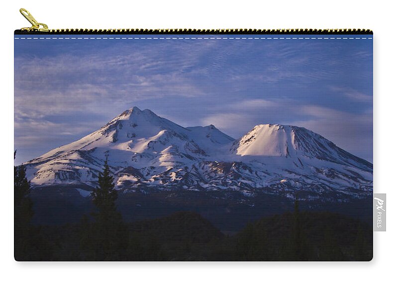 Mountains Zip Pouch featuring the photograph Mt Shasta by Albert Seger
