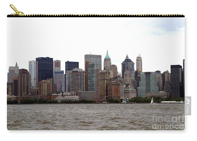 Multiple Buildings Zip Pouch featuring the photograph Multi Color NYC Buildings by Living Color Photography Lorraine Lynch